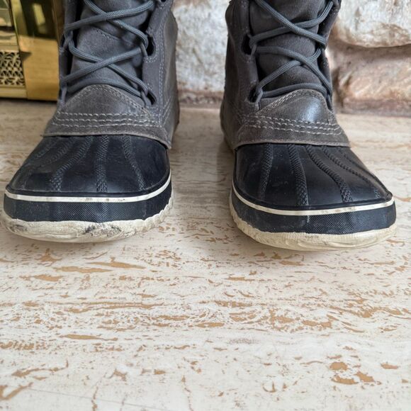 Sorel Cate the Great women’s lace up faux fur boots winter wear cozy outdoors - Picture 4 of 16